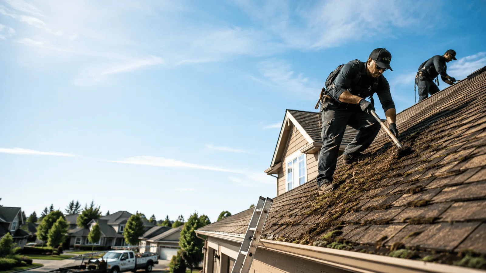 Roof Moss Removal in Little America, WY near me